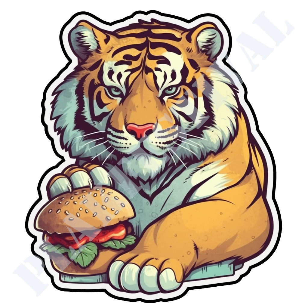 Civil Tiger: The Tiger's Undeniable Passion for Hamburgers