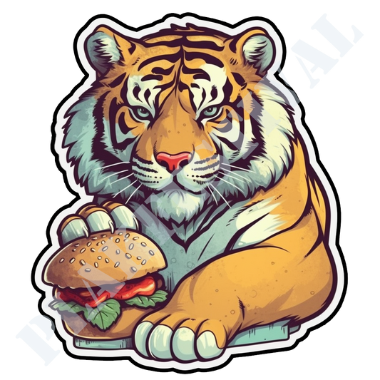 Civil Tiger: The Tiger's Undeniable Passion for Hamburgers